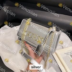 brand new silver G bag